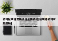 公司区块链发展渠道是传销吗[区块链公司有前途吗]